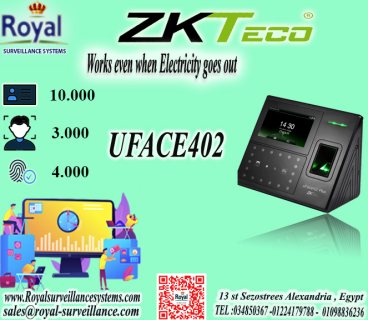 جهاز حضور وانصراف ماركة في اسكندرية ZK Teco  موديل UFACE402 SilkID