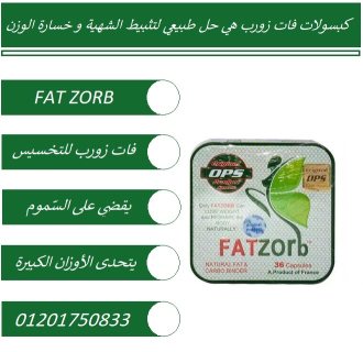 يدمر دهون البطن و الارداف FATZORB   1