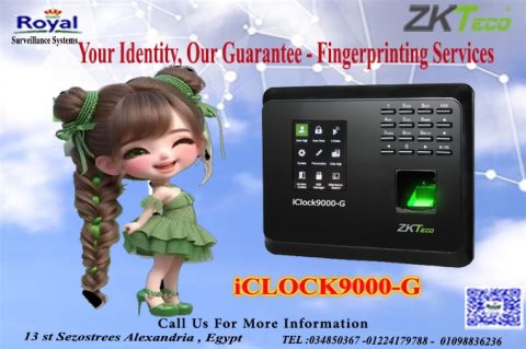 اجهزة حضور و انصراف في اسكندرية   ZKTeco  Iclock9000-g  