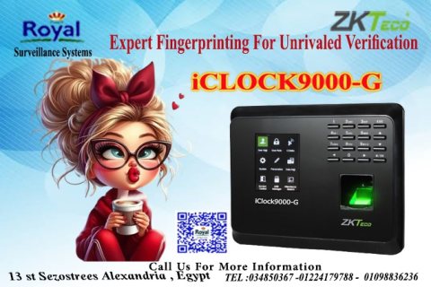 نظام  حضور و انصراف في اسكندرية   ZKTeco  Iclock9000-g  