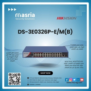 أحدث موديل من Hikvision: DS-3E0326P-E/M(B)