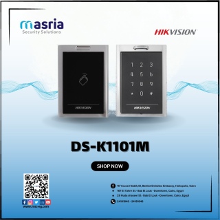 هيكفيجن DS-K1101M بيقدم لك الحل الأمثل! ???? ✅ دعم بطاقات MIFARE: ب