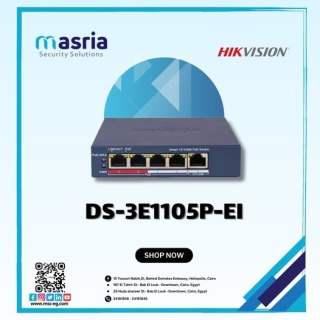 سويتش DS-3E1105P-EI من Hikvision – الحل الذكي لشبكتك! 