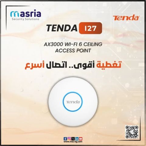 مع Tenda I27 هتستمتع بتغطية واي فاي أقوى وأوسع حتى في الأماكن الك 1